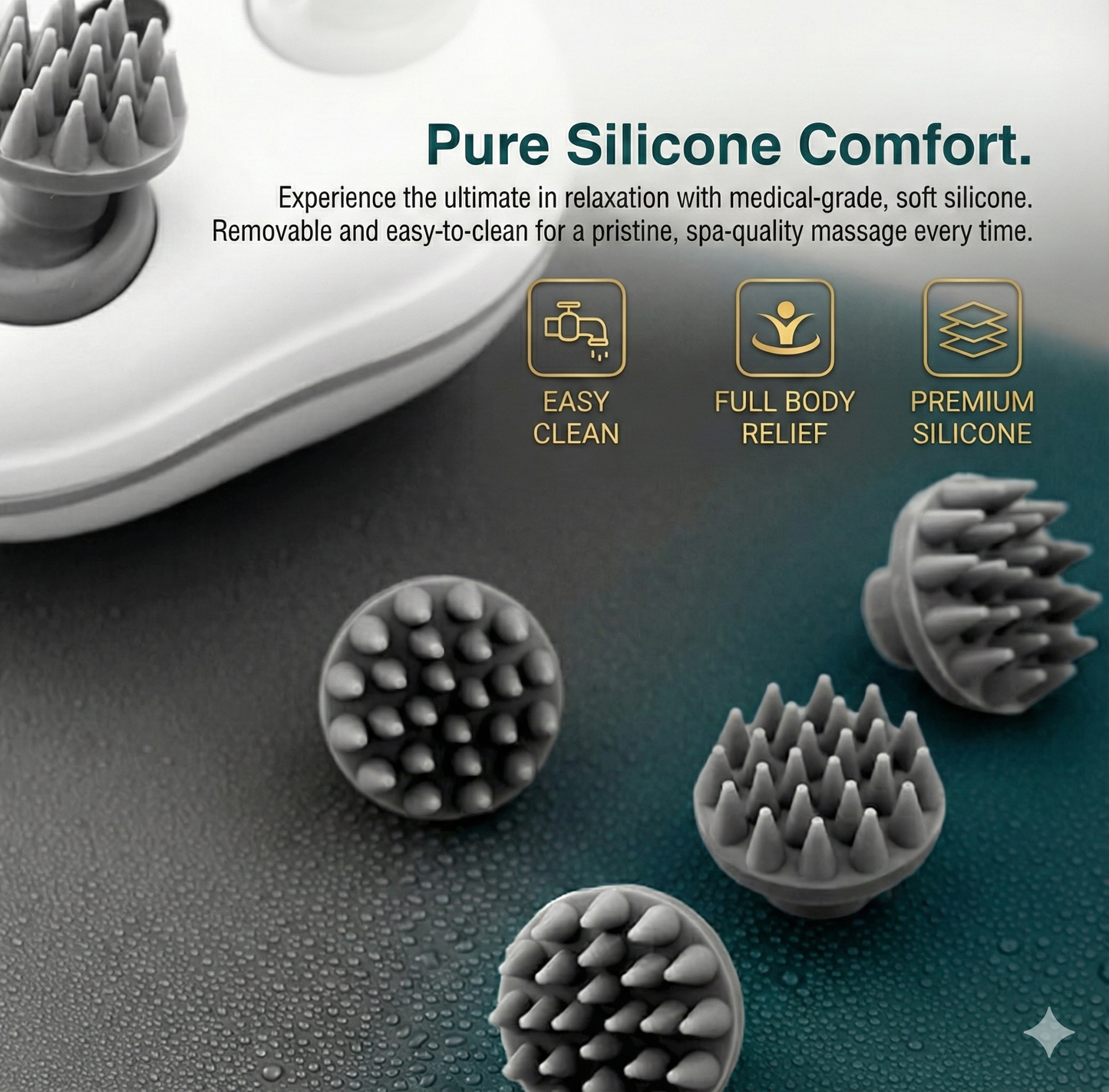 Electric Scalp Massager for Stress Relief & Hair Growth – Deep Relaxation Therapy